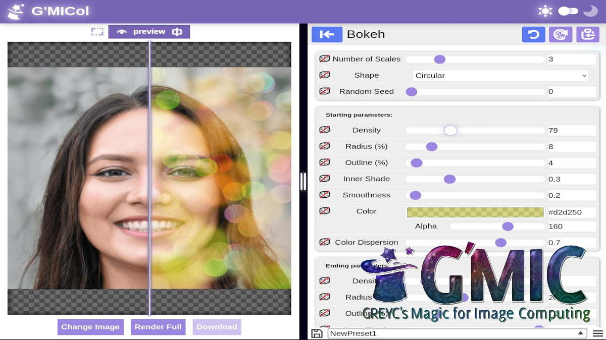Illustration du démonstrateur GMICol