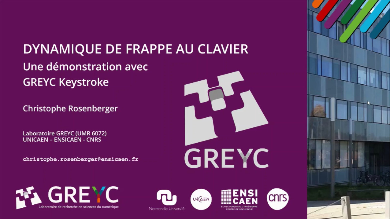 Démonstration de la dynamique de frappe au clavier