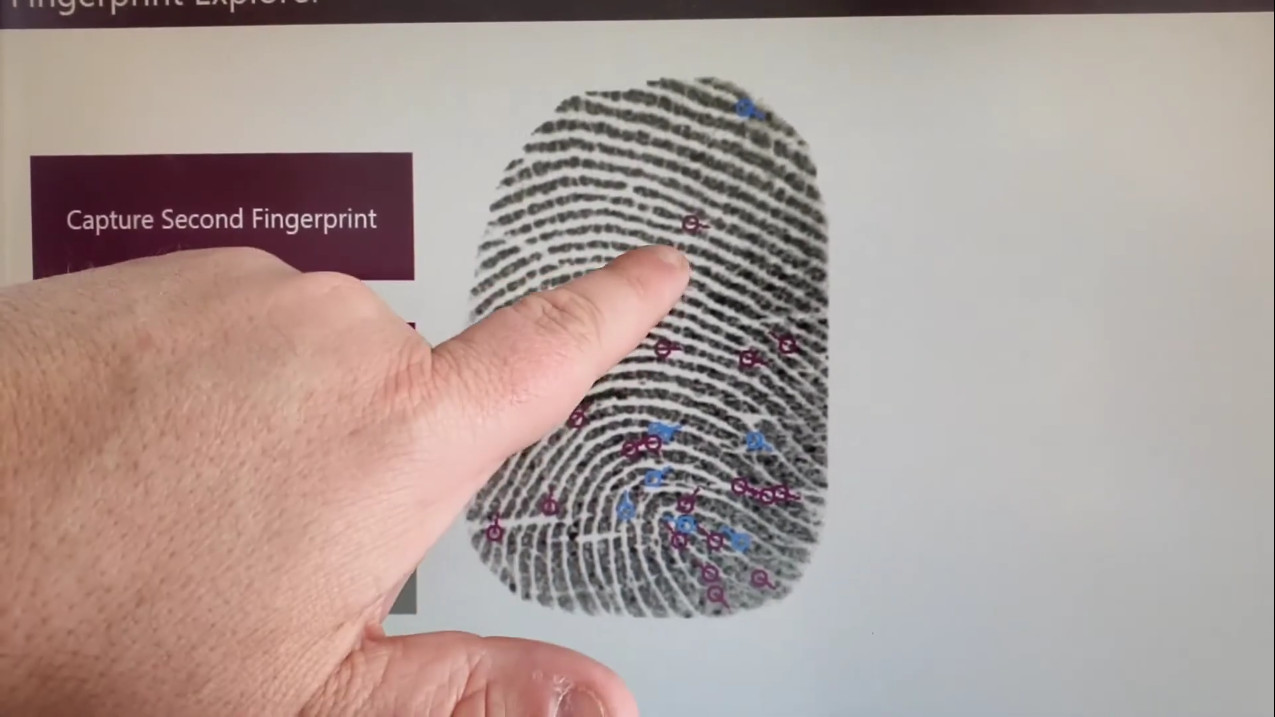 La comparaison d'empreintes digitales